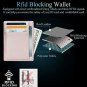 Linscra Small Genuine Leather RFID Blocking Minimalist Wallet Credit ID Card Hol