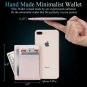 Linscra Small Genuine Leather RFID Blocking Minimalist Wallet Credit ID Card Hol