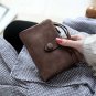 Women's Small Bifold Leather wallet Rfid blocking Ladies Wristlet with Card hol
