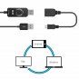 USB Data Transfer Cable, ICZI CrossSystem Computer Data Transfer Cable for Mac