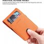 Mutural Leather Credit Card Case RFID Blocking Slim Bifold Front Pocket Wallet W