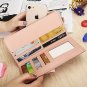 HeySun Adorable Cat Ears Coin Purse for Ladies Long Wallet Money Clip Designer C