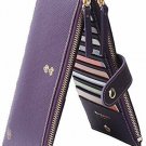Genuine Leather Wallet for Women Credit Card Holder Wallets Zipper Purse with RF