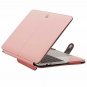 MOSISO PU Leather Case Compatible Newest MacBook Pro 15 Inch 2018 2017 2016 Rele