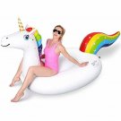 OlarHike Rainbow Unicorn Pool Floats, Giant Inflatable Pool Float for Adults K