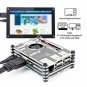 SunFounder Raspberry Pi 3 B Case with Fan, Heatsinks, 5V 2.5A Power Supply for