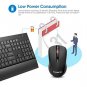 VicTsing Wireless Keyboard and Mouse Combo, UltraThin Wireless Keyboard with Pa