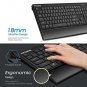 VicTsing Wireless Keyboard and Mouse Combo, UltraThin Wireless Keyboard with Pa
