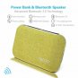 OSCOO Portable Wireless Bluetooth Speakers with 4000mAh Power Bank, Builtin Mic