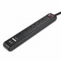 Cable Matters (2Pack) 6 Outlet Surge Protector Power Strip with USB Charging Po
