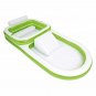 Bestway H2OGO! Two-In-One Wide Inflatable Family Outdoor Pool, Features Dual Poo