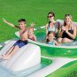 Bestway H2OGO! Two-In-One Wide Inflatable Family Outdoor Pool, Features Dual Poo