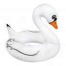 BigMouth Inc. Giant White Swan Pool Float, 4-Foot Wide Funny Inflatable Vinyl Su