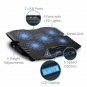 Laptop Cooling Pad | iStar USB Gaming Laptop Cooler Stand Up to 15.6 | 5 Fan
