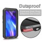 LG V40 ThinQ Case Armor Tank Aluminum Metal Gorilla Glass Shockproof Heavy Duty