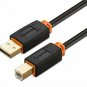 Printer Cable 25 ft, SNANSHI USB Printer Cable 25 Foot USB 2.0 Type A Male to Ty
