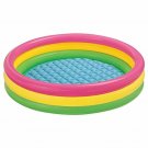 Intex Kiddie Pool - Kid's Summer Sunset Glow Design - 58" x 13"-Constructed from