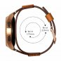 Balerion Cuff Genuine Leather Watch Band,Compatible with Samsung Galaxy Watch 42