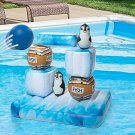 SCS Direct Inflatable Swimming Pool Game - Floating Stack 'N Splash Penguins - B