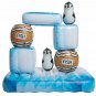 SCS Direct Inflatable Swimming Pool Game - Floating Stack 'N Splash Penguins - B