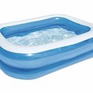 H2OGO! Blue Rectangular Inflatable Family Pool