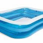 H2OGO! Blue Rectangular Inflatable Family Pool