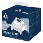 ARCTIC Alpine 11 GT Rev.2, CPU Cooler for Intel Sockets with 80 mm Fan and Prea