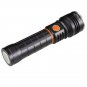 TEEKLAND 5W T6 + COB 1200LM 4 Modes Focusing Rotary Flashlight w/ Magnet Tail