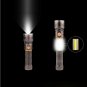 TEEKLAND 5W T6 + COB 1200LM 4 Modes Focusing Rotary Flashlight w/ Magnet Tail