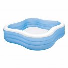 Intex Swim Center Family Inflatable Pool, 90" X 90" X 22", for Ages 6+, Color ma