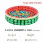 Kiddie Pool, Watermelon Hamburger Ice Cream Inflatable Pool, Water Pool in Summe