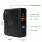 Gorilla Gadgets 8000mah 10W Wireless Portable Fast Wall Charger Power Bank, QC3.