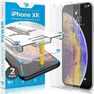 Power Theory iPhone XR Glass Screen Protector [2-Pack] with Easy Install Kit...