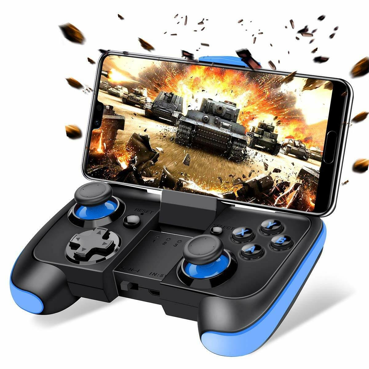 BEBONCOOL Android Wireless Game Controller with Clip for Android Phone/Tablet/Sa