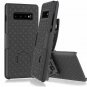 Samsung Galaxy S10 Plus Case, Belt Clip Case Slim Fit Holster Shell Combo w/Ru