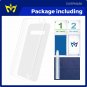 2 Pack Wet Applied Galaxy S10 Plus Screen Protector, Case Friendly, HD Clear TPU