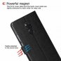 Foluu Compatible Huawei Mate 20 X Case, Wallet Case Card Holster Canvas Flip/Fol