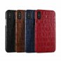 Luxury Crocodile Pattern Genuine Leather Protective Phone case Compatible iPhone