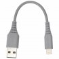 AmazonBasics Lightning to USB A Cable MFi Certified iPhone Charger Gray, 4I
