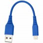AmazonBasics Lightning to USB A Cable MFi Certified iPhone Charger Blue, 4I
