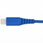 AmazonBasics Lightning to USB A Cable MFi Certified iPhone Charger Blue, 4I