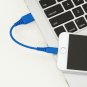 AmazonBasics Lightning to USB A Cable MFi Certified iPhone Charger Blue, 4I