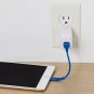 AmazonBasics Lightning to USB A Cable MFi Certified iPhone Charger Blue, 4I