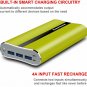 Powermaster Premium Portable 20000mAh Power Bank External Battery Charger. 3USB