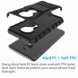 Moto G7 Case, Moto G7 Plus Case, Aoways Tempered Glass Screen Protector, Heavy D