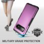 YOUMAKER Case for Galaxy S10 Plus, Metallic Purple Heavy Duty Protection Full B