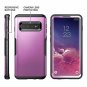 YOUMAKER Case for Galaxy S10 Plus, Metallic Purple Heavy Duty Protection Full B