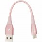 AmazonBasics Double Nylon Braided USB A Cable with Lightning Connector, Premium