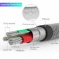 iPhone Charger Syncwire Lightning Cable  [Apple MFi Certified] 3.3ft Nylon Brai