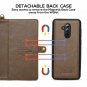 Multifunctional Wallet for Huawei Mate 20 Pro, MEGSHI Zipper Wallet Case, Handba